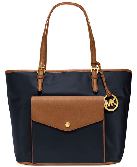 michael kors nylon bags clear|Michael Kors black nylon tote.